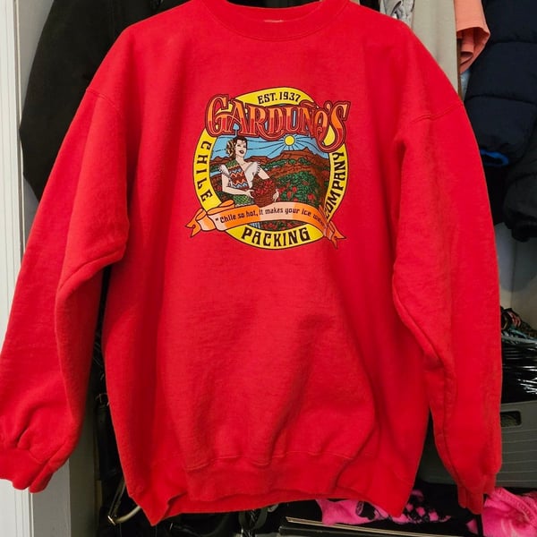 Vintage Garduño’s Chile Packing Sweatshirt Hanes Ultimate