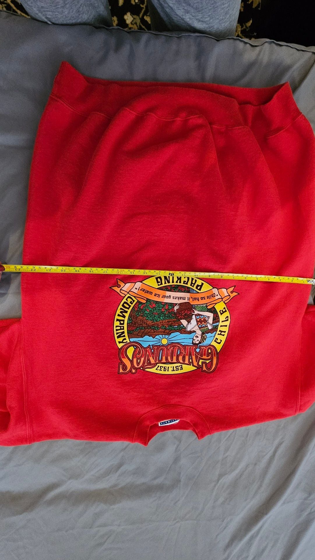 Vintage Garduño’s Chile Packing Sweatshirt Hanes Ultimate  7
