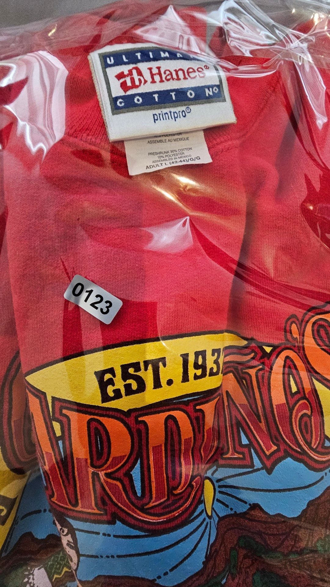Vintage Garduño’s Chile Packing Sweatshirt Hanes Ultimate  9
