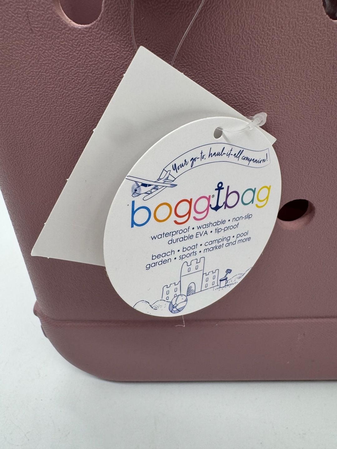 NWT - Bitty Bogg Bag Pink Waterproof Tote 3