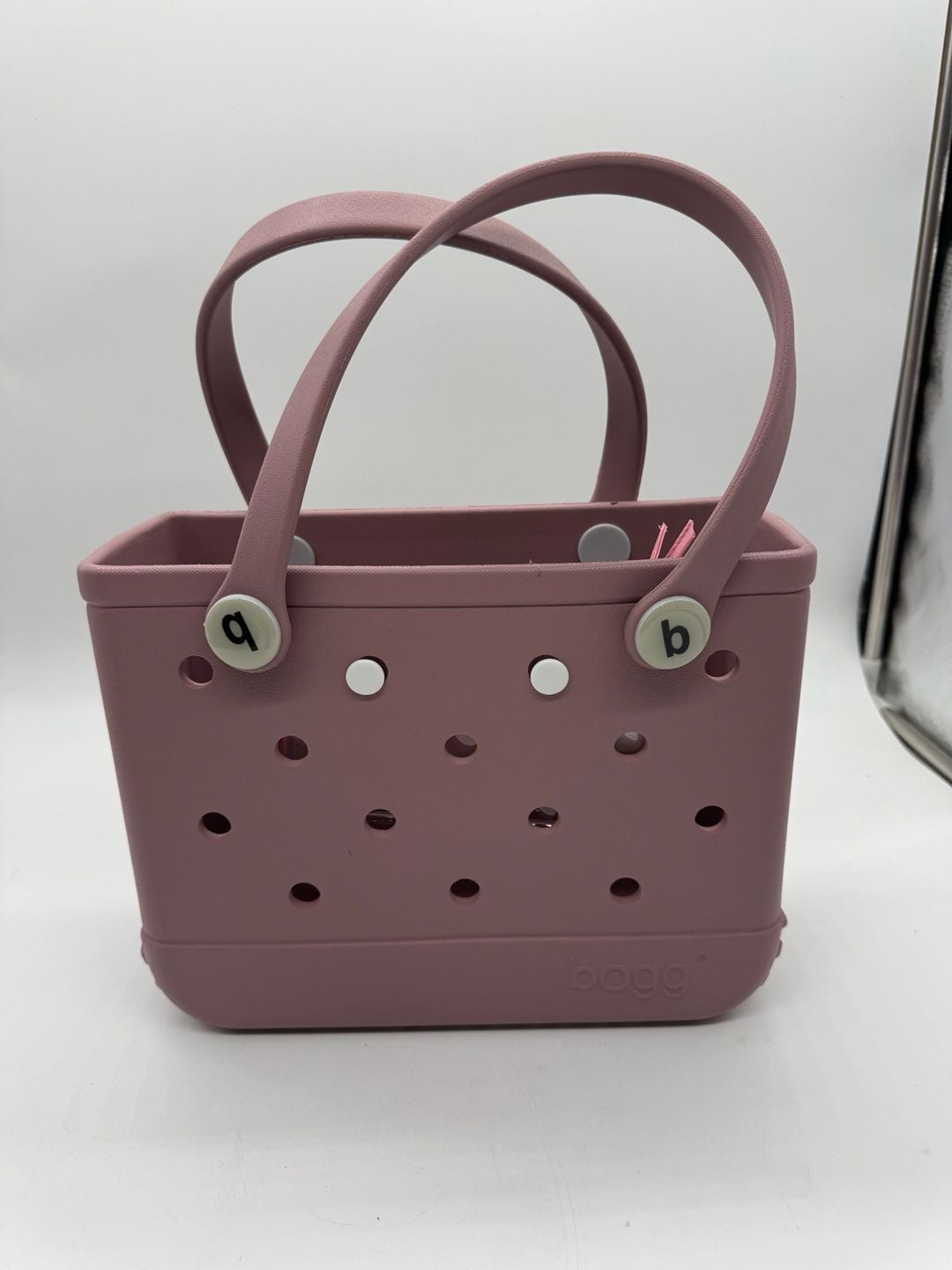 NWT - Bitty Bogg Bag Pink Waterproof Tote 7