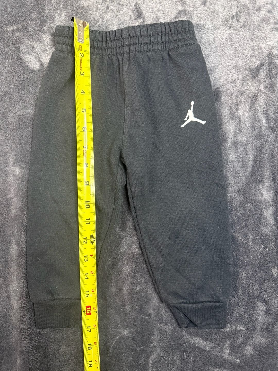 Kids Jordan Jumpman Jogger Sweatpants Size 18M Black Fleece#123 2