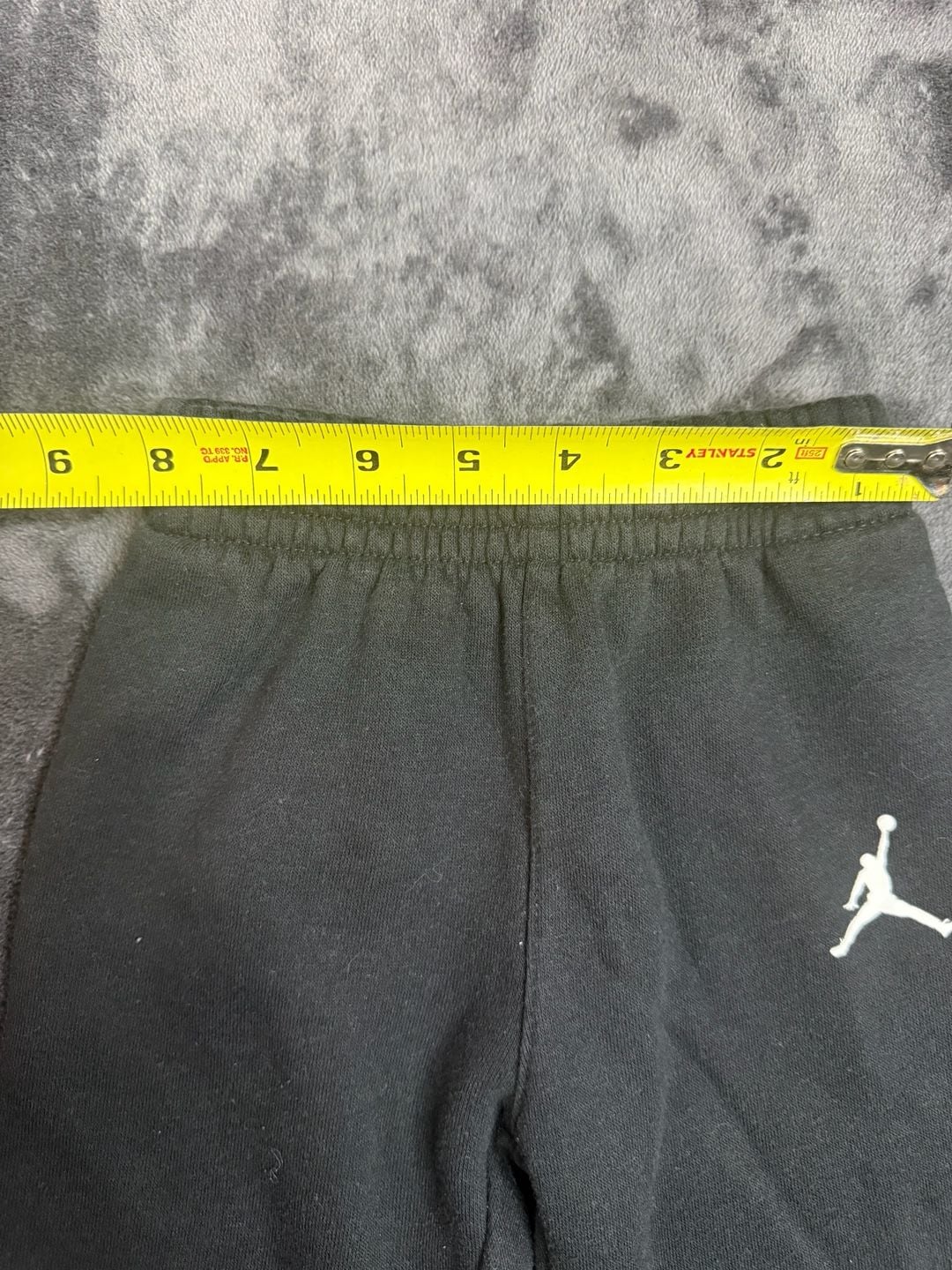 Kids Jordan Jumpman Jogger Sweatpants Size 18M Black Fleece#123 3