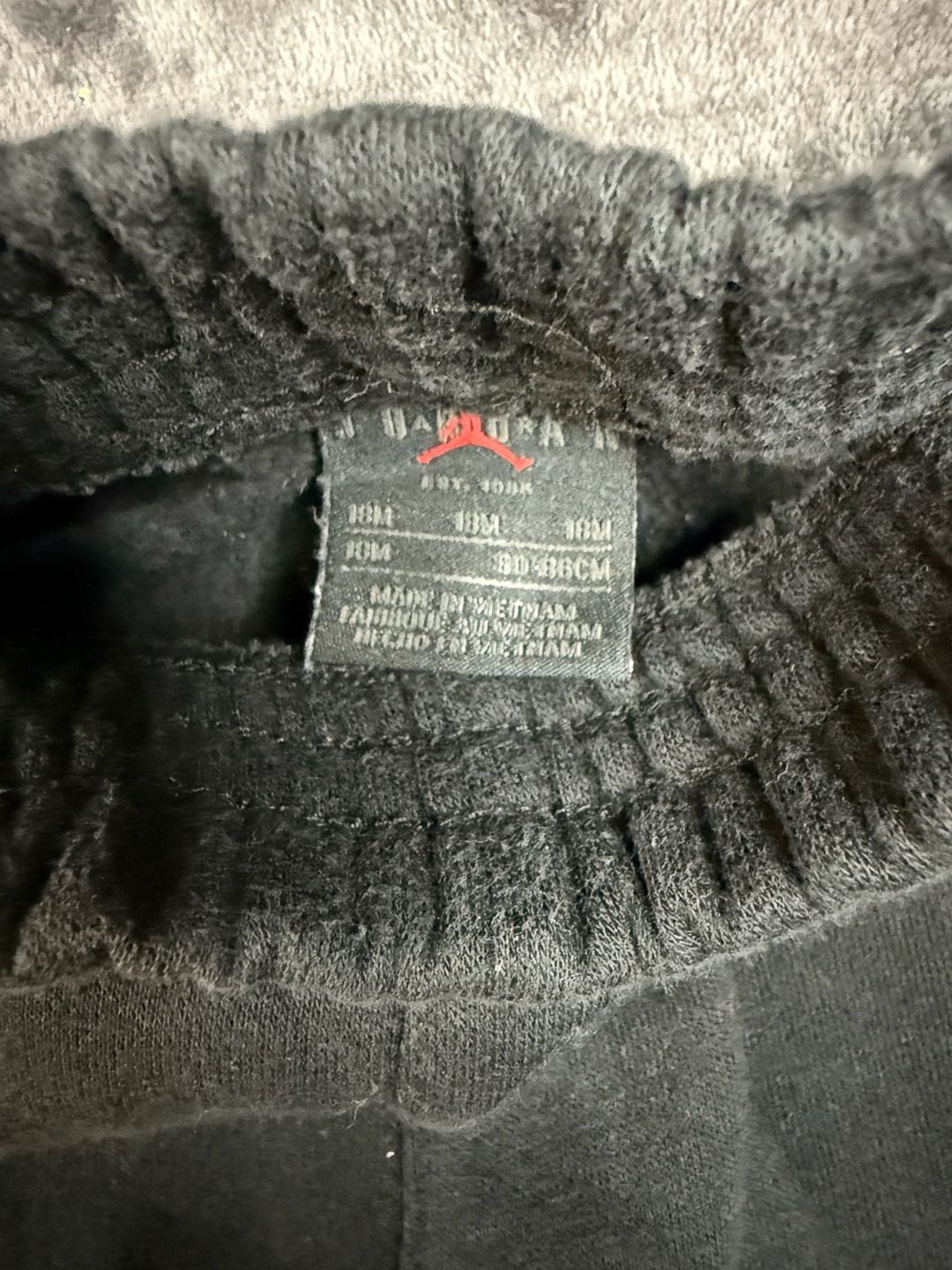 Kids Jordan Jumpman Jogger Sweatpants Size 18M Black Fleece#123 4