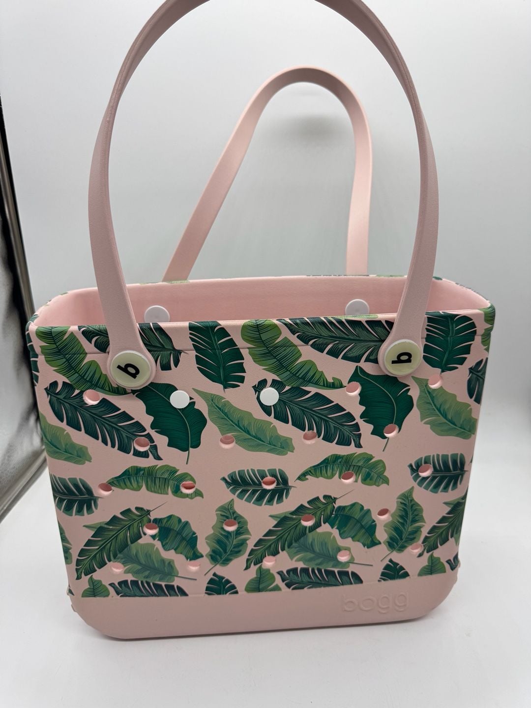 NWT - Bogg Bag Palm Print Tote Bag 6