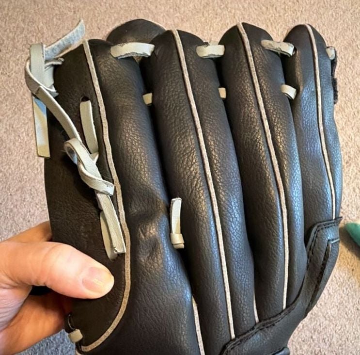 Wilson Elite A2449 Softball Glove Size 13 Black Genuine Leather 8