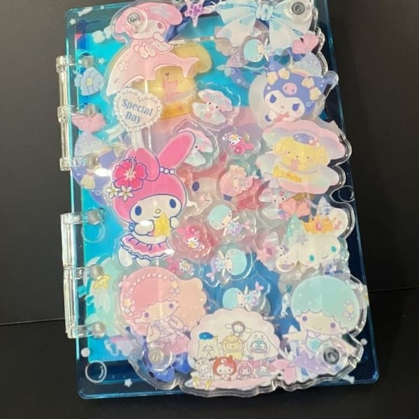 Sanrio Hello Kitty and Friends Acrylic Shaker Notepad