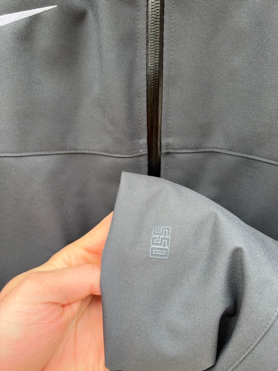 Nike 550 Down Parka Size L Dark Gray Puffer Winter Jacket 3