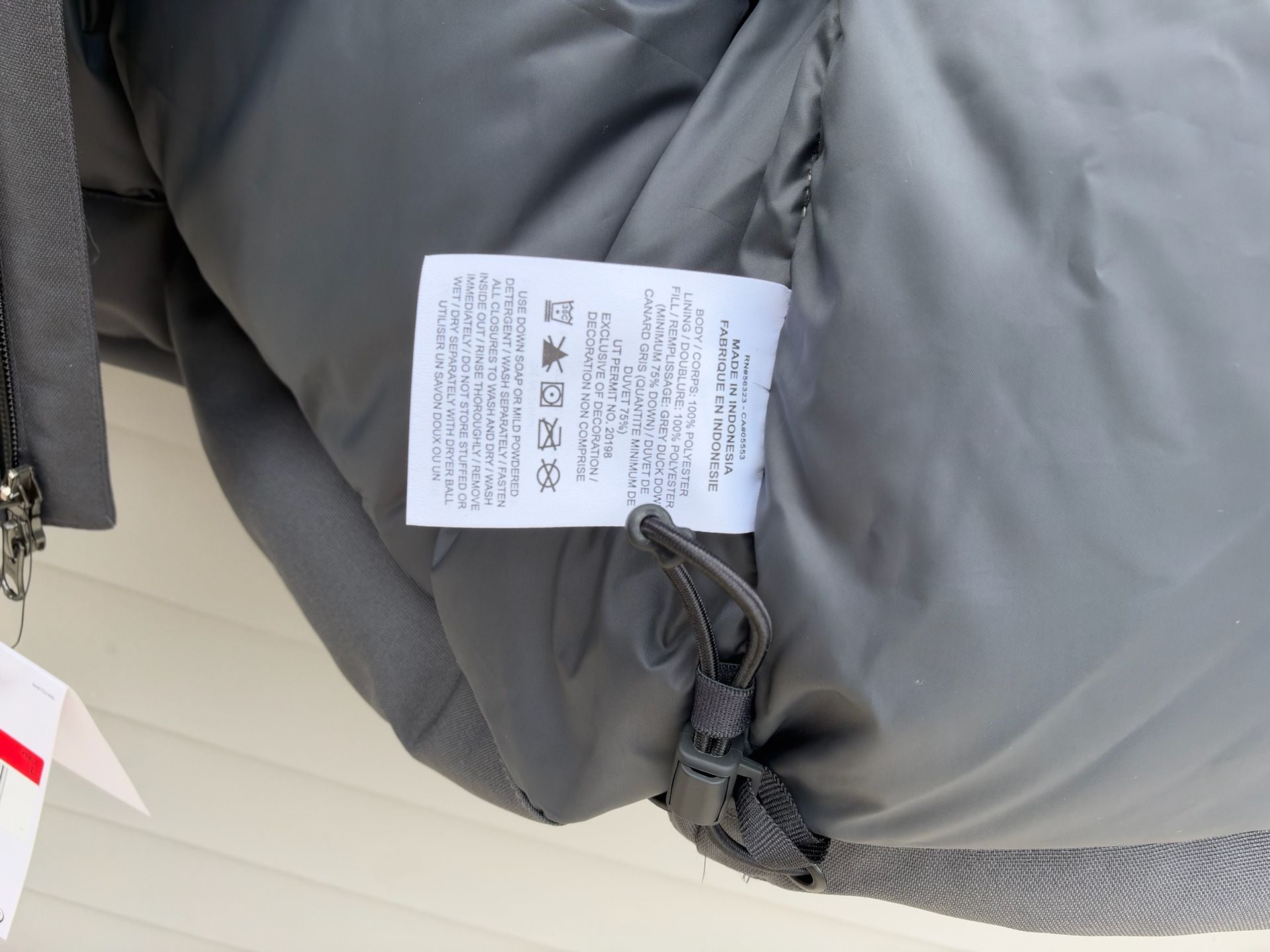 Nike 550 Down Parka Size L Dark Gray Puffer Winter Jacket 5