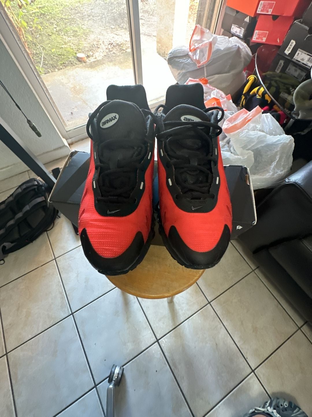 Nike Air Max DN8 Black Gym Red Bright Crimson Sneakers 3