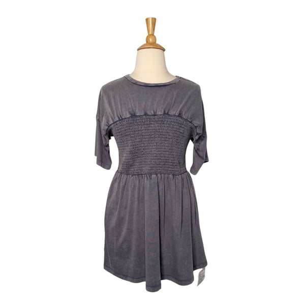 ASOS DESIGN T-Shirt Shirred Mini DressSize 14