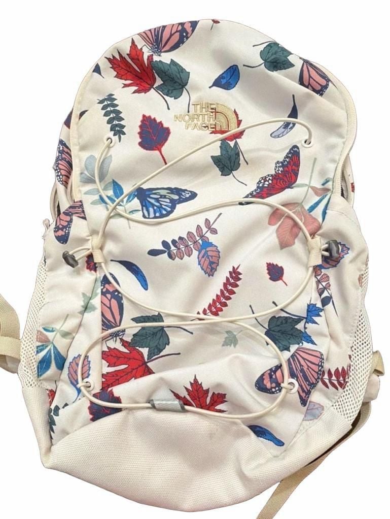 The North Face Jester Backpack Gardenia White Butterfly Floral 2