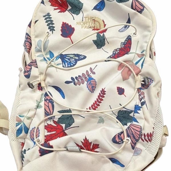 The North Face Jester Backpack Gardenia White Butterfly Floral