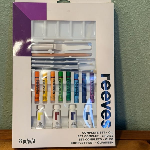 Reeves Complete Set Oil 29 Piece Art Kit
