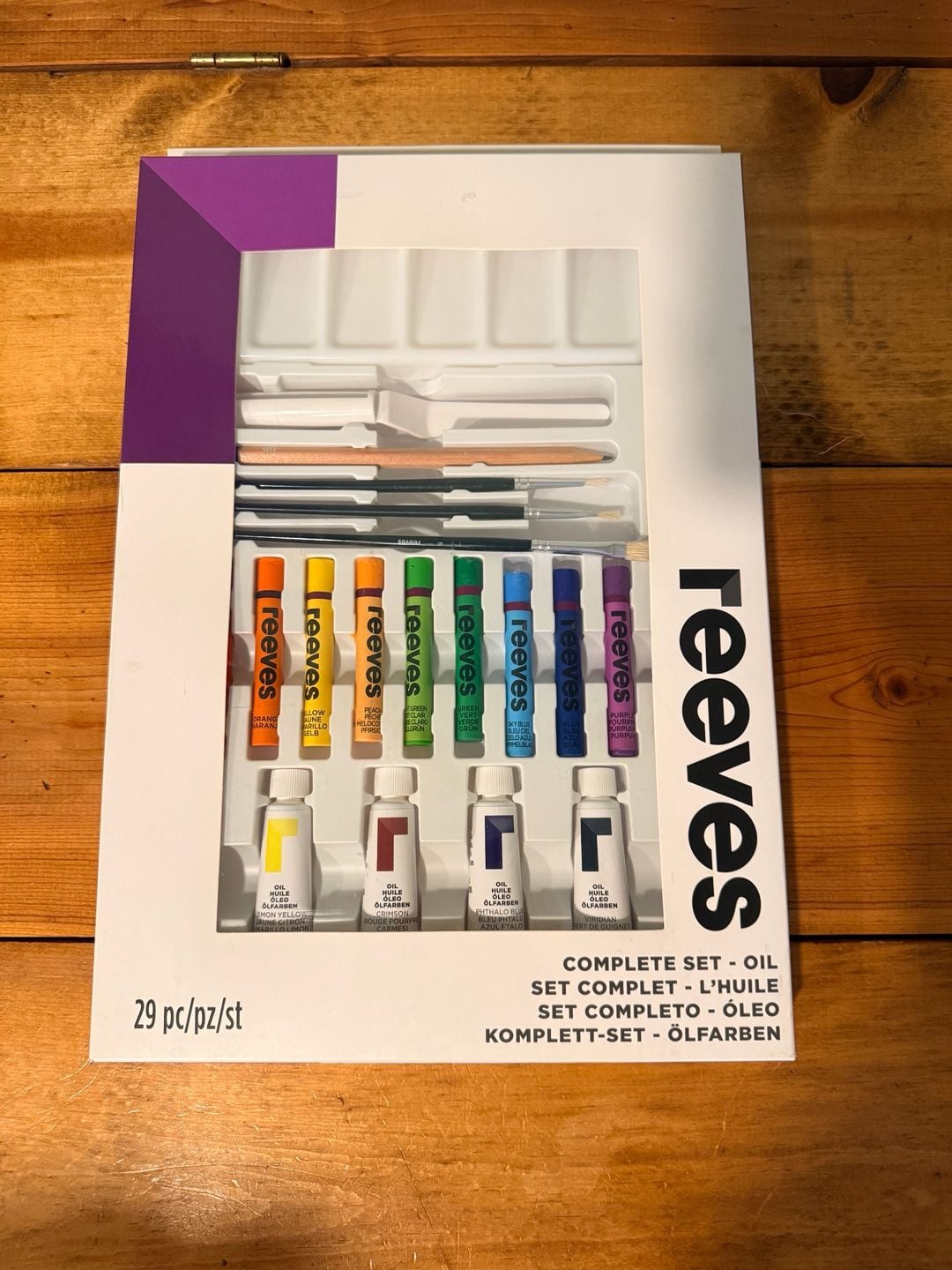 Reeves Complete Set Oil 29 Piece Art Kit 2