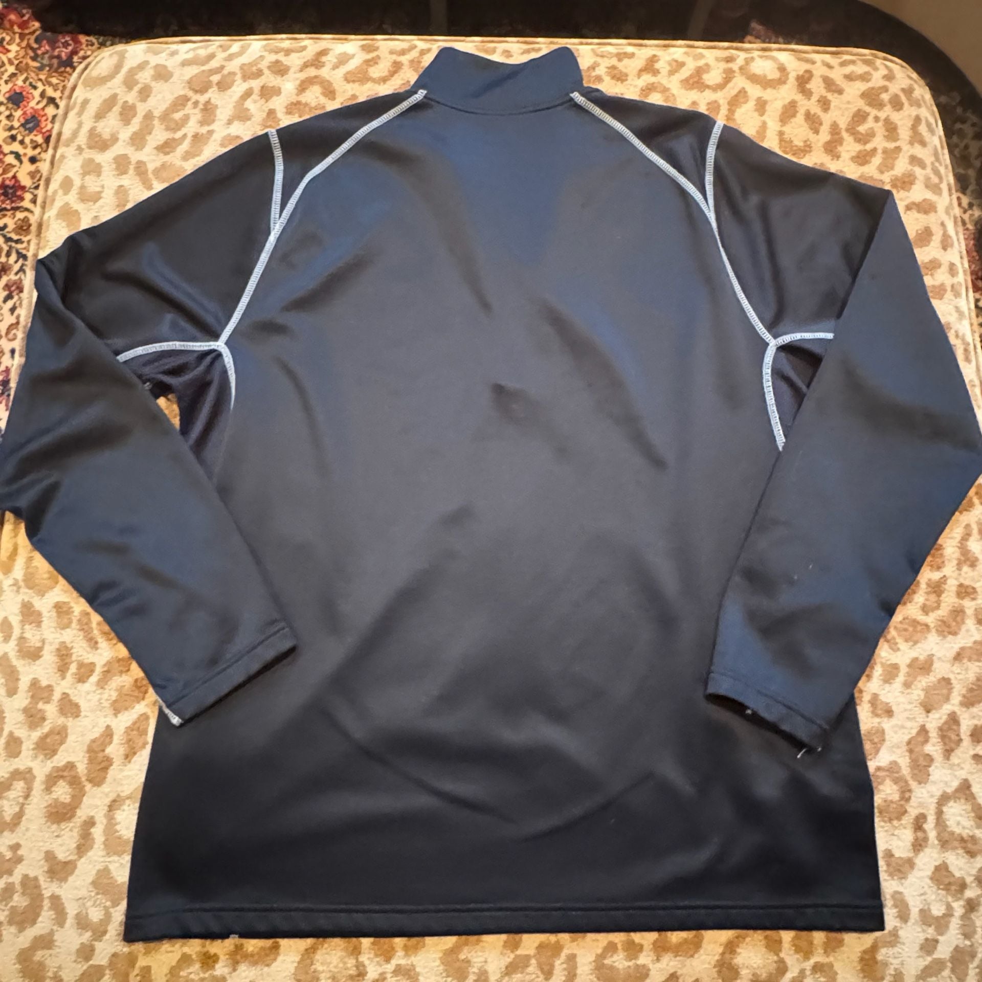 Nike Therma-FIT Men’s XL Black 1/2 Zip Pullover Running Training Thumbholes 10