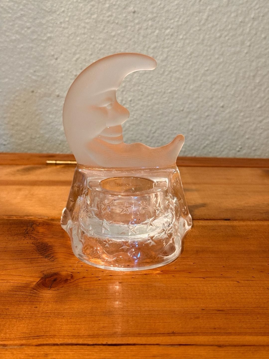 Y2K PartyLite Celestial Crescent Moon And Stars Tea Light Candle Holder 1