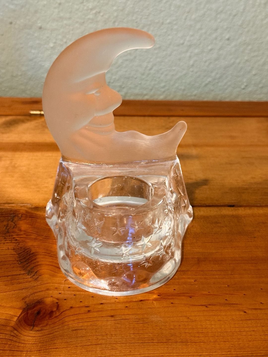 Y2K PartyLite Celestial Crescent Moon And Stars Tea Light Candle Holder 2