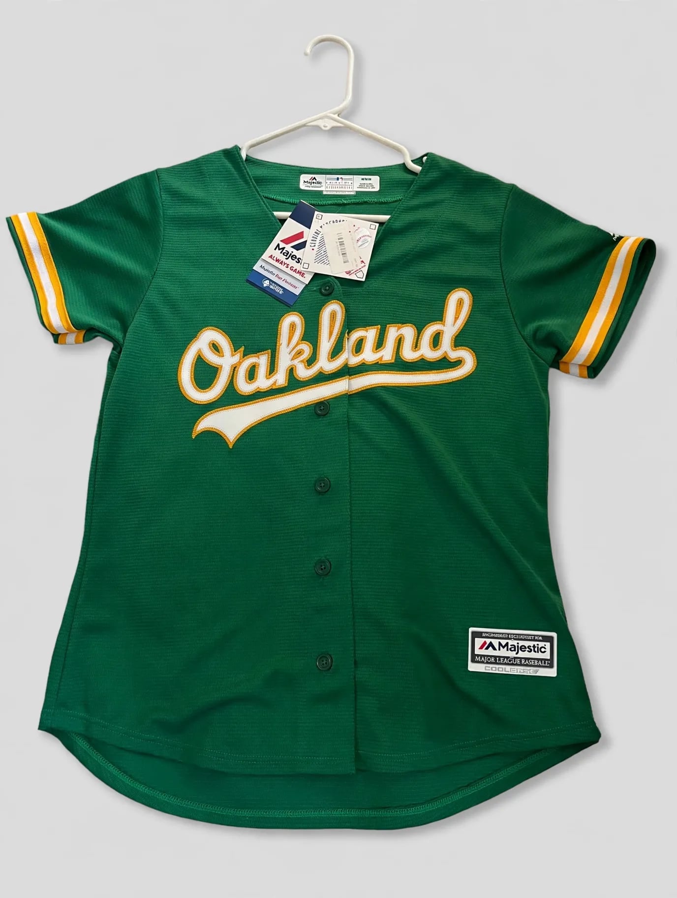 Majestic Athletic Oakland Athletics Baseball Jersey Green 6