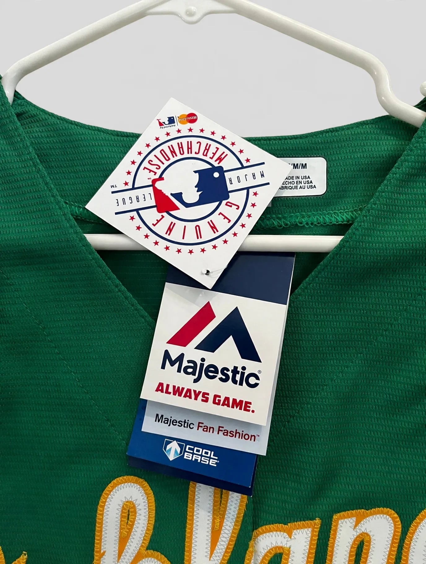 Majestic Athletic Oakland Athletics Baseball Jersey Green 9