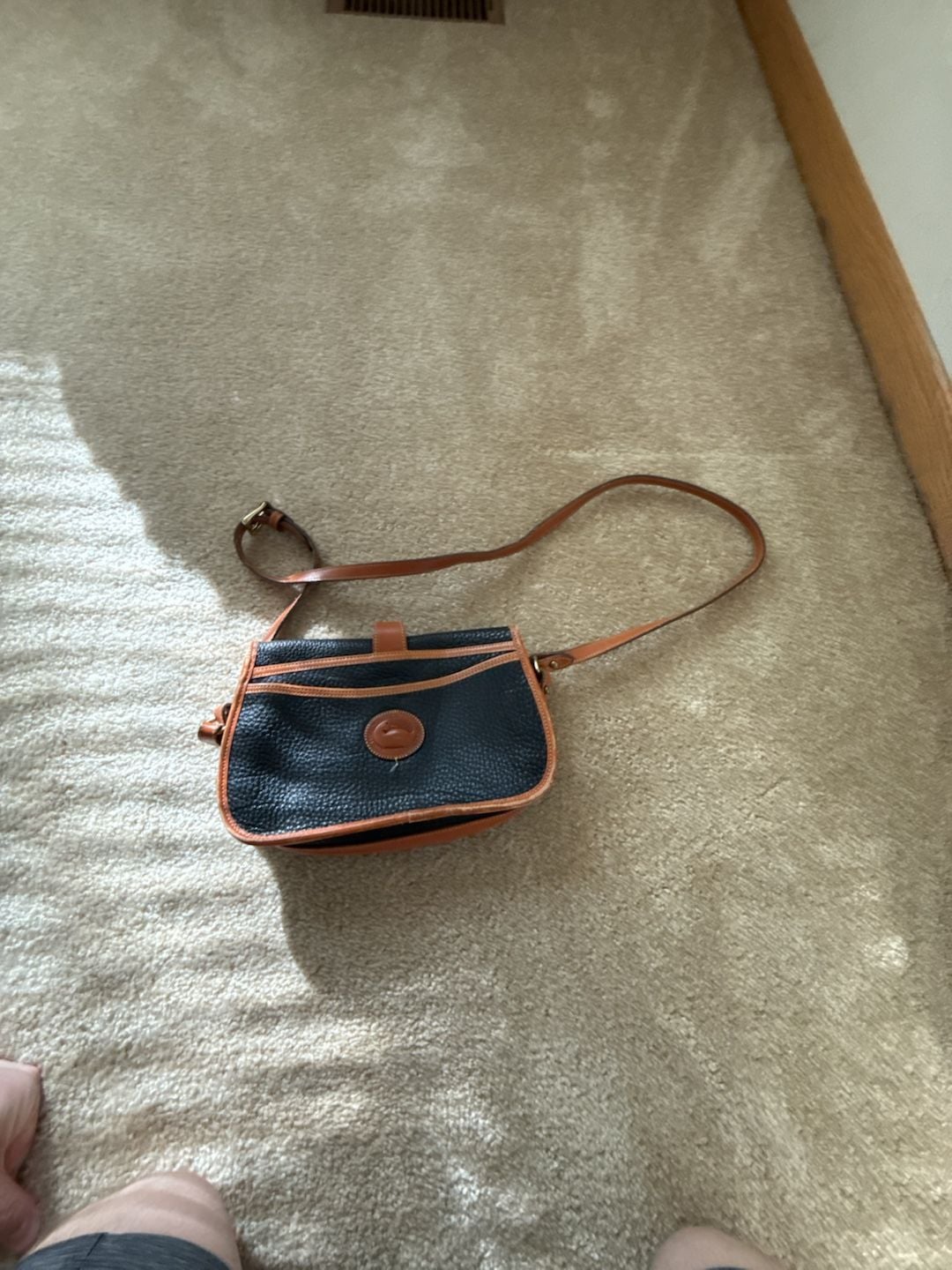 Dooney & Bourke Vintage All Weather Leather Equestrian Crossbody Bag 3