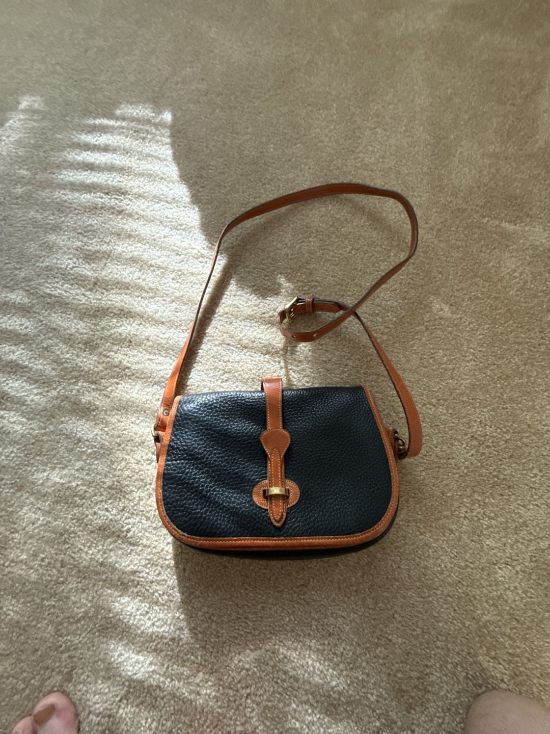 Dooney & Bourke Vintage All Weather Leather Equestrian Crossbody Bag 4