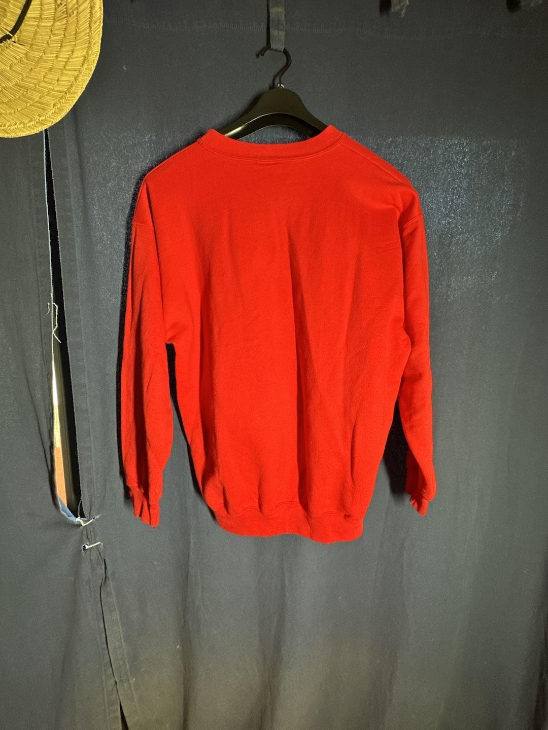 Champion Sweatshirt Red Embroidered Triangle Logo 3