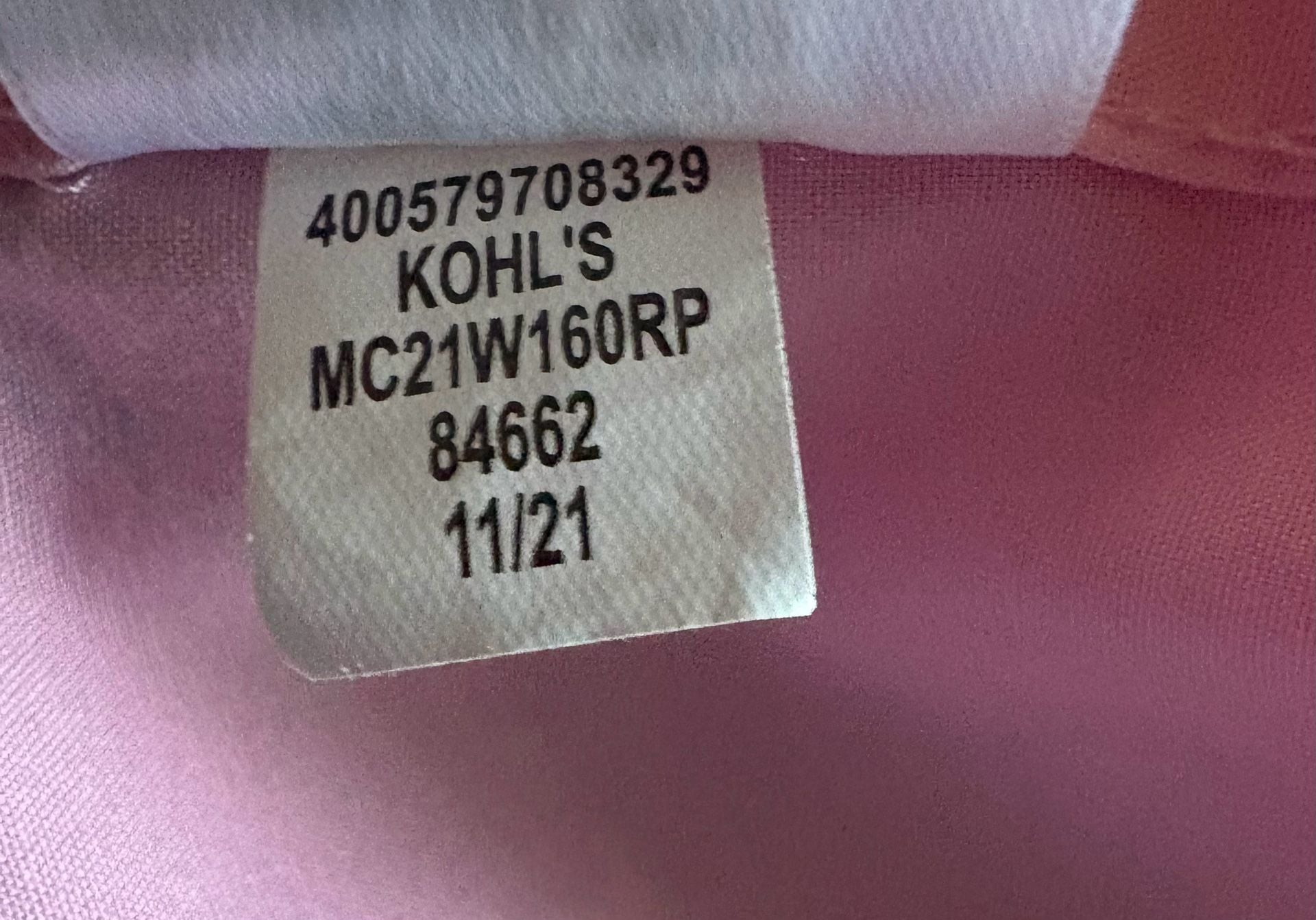 Croft & Barrow Button-Down Shirt Pink Turtle Print Short Sleeve Slim Fit 14
