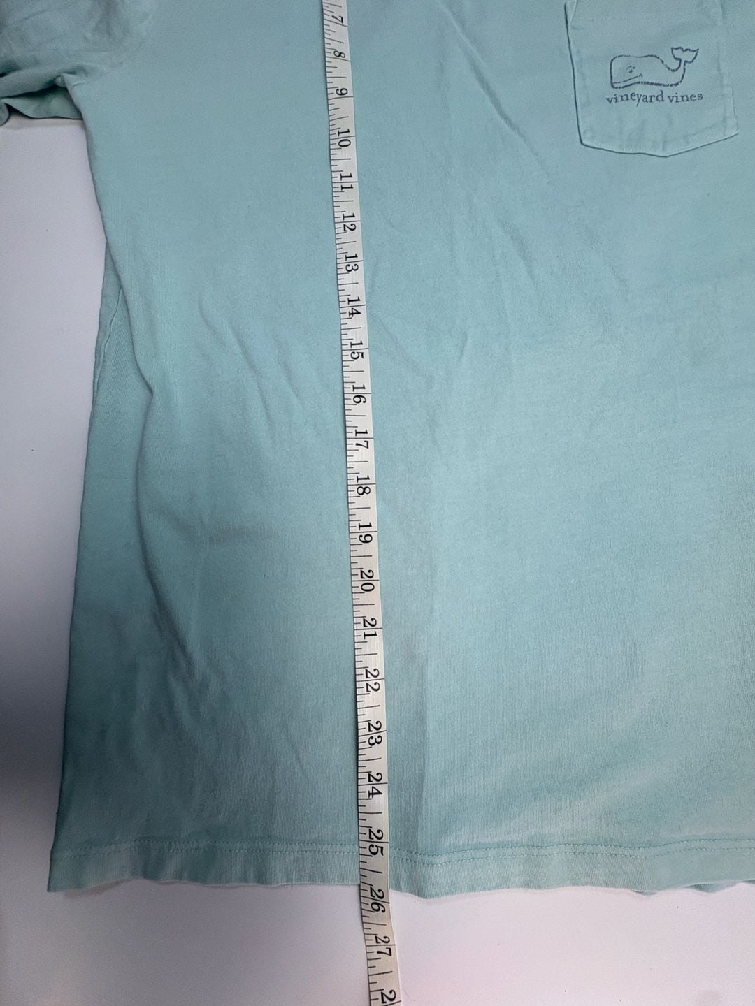 Vineyard Vines Long Sleeve Boys Pocket T-Shirt Light Blue 5