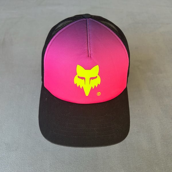 Fox Racing Vision Snapback Trucker Hat Pink Purple