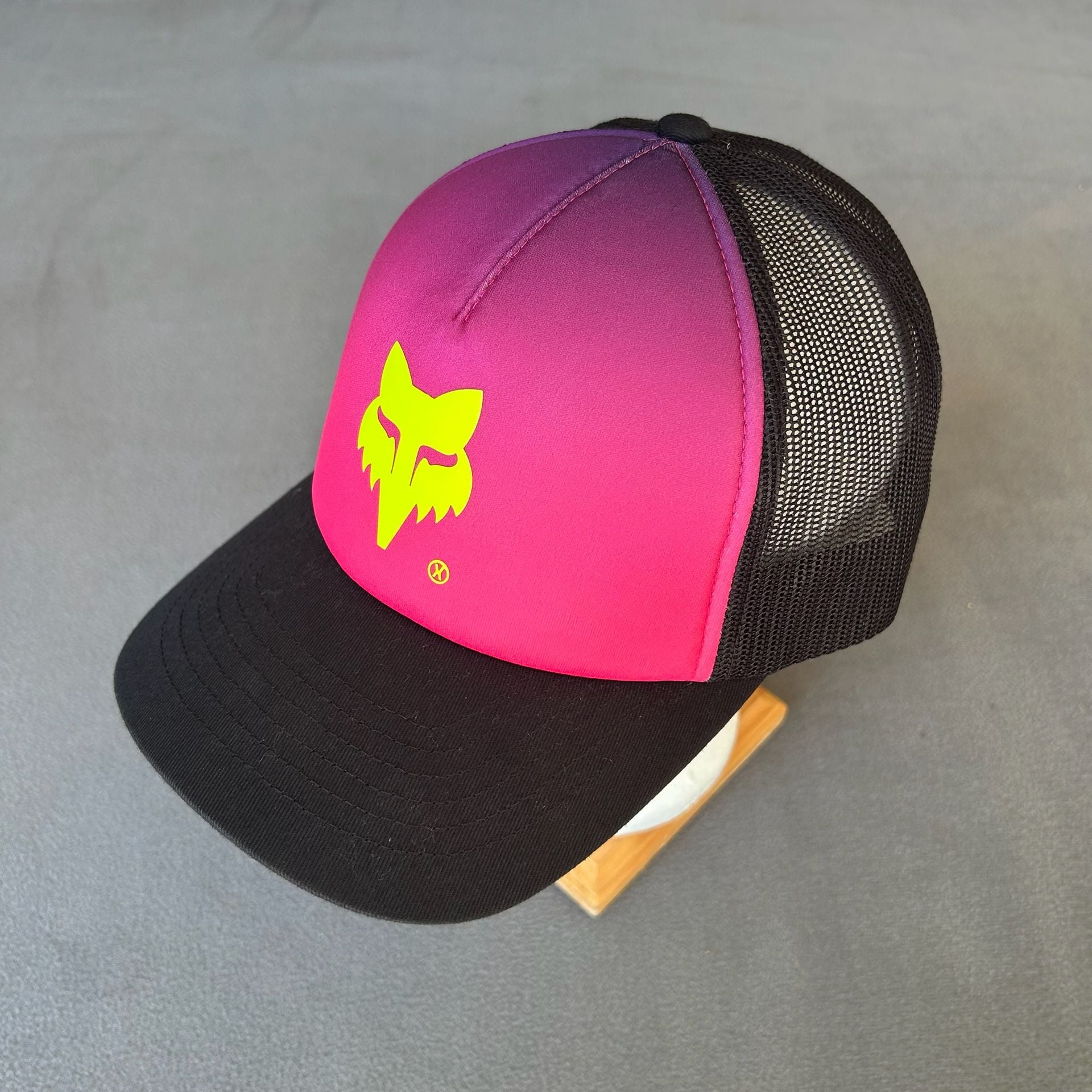 Fox Racing Vision Snapback Trucker Hat Pink Purple 4