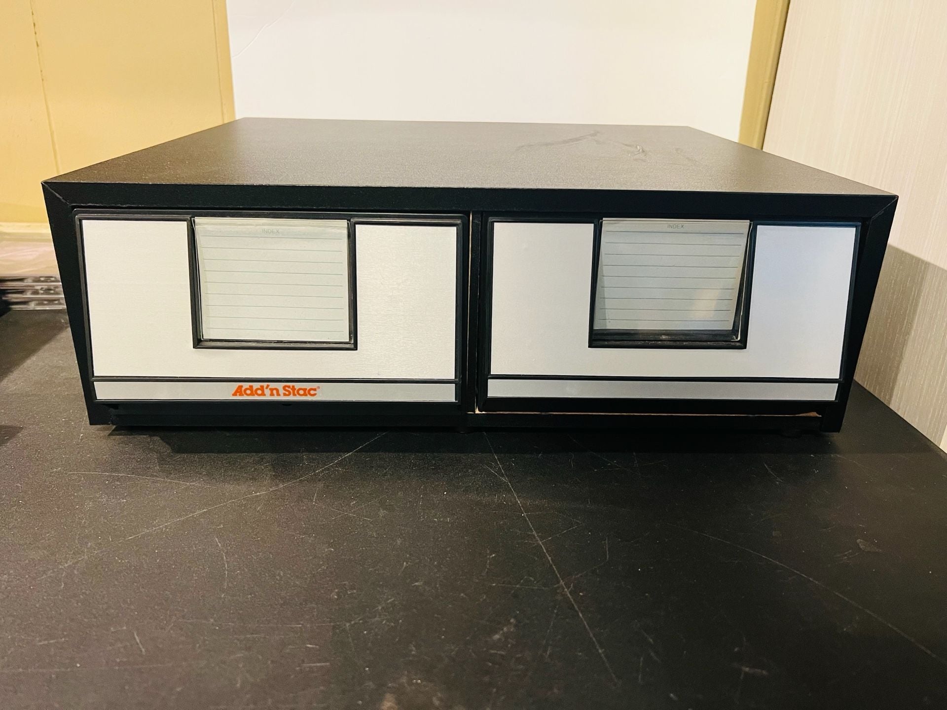 Add'n Stac Vintage VHS Media Storage Cabinet 1