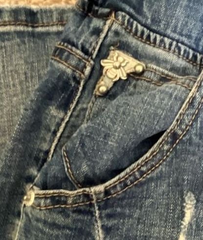 HISS ME Distressed Denim Jogger Jeans Blue 5