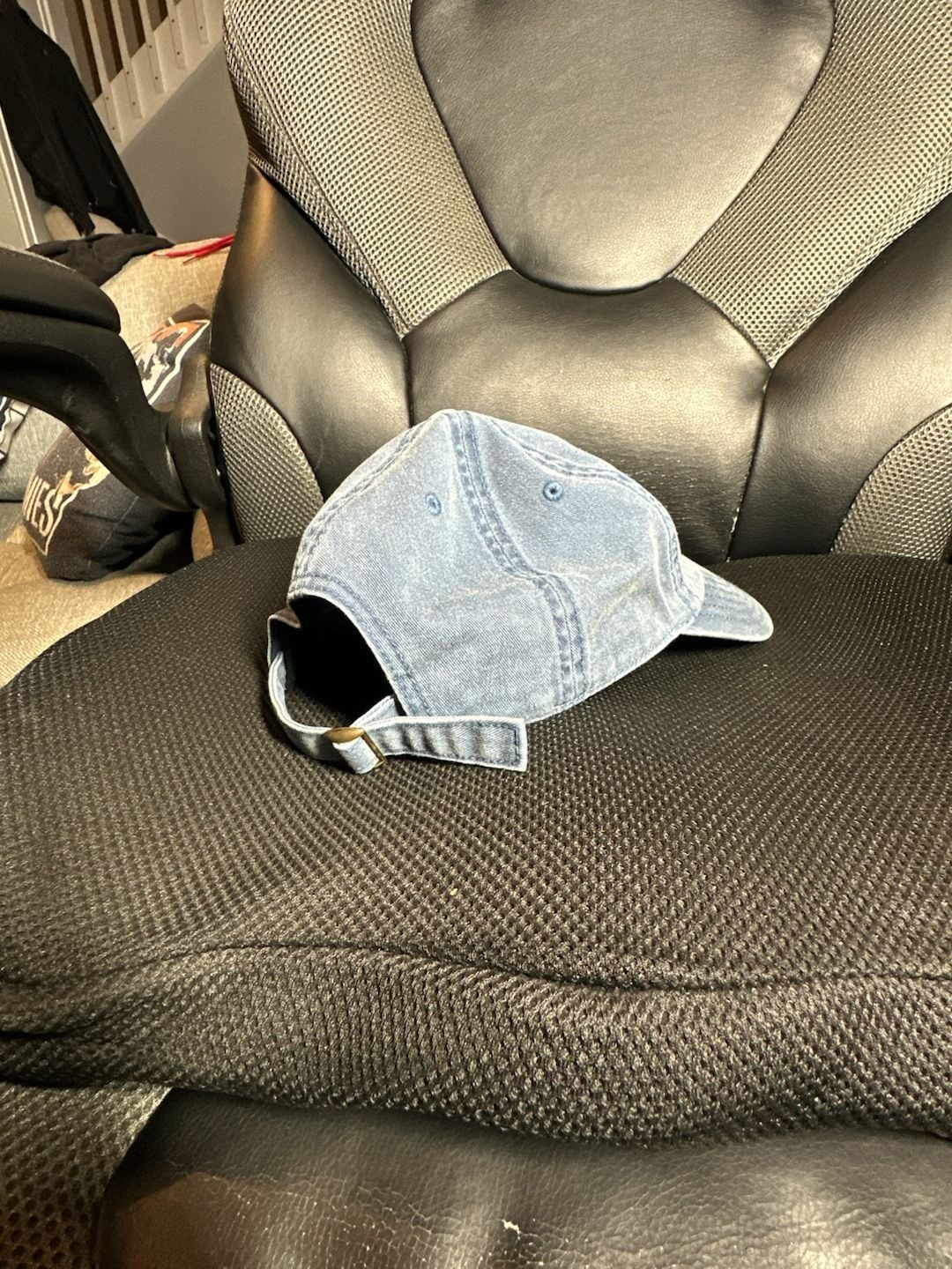 Star Wars The Mandalorian Grogu Baby Yoda Cap Blue Denim 4