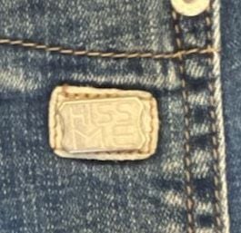 HISS ME Distressed Denim Jogger Jeans Blue 7