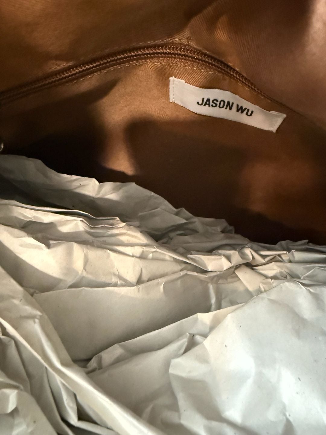 Jason Wu Carry-On Weekender Brown Leather Duffle Bag 7