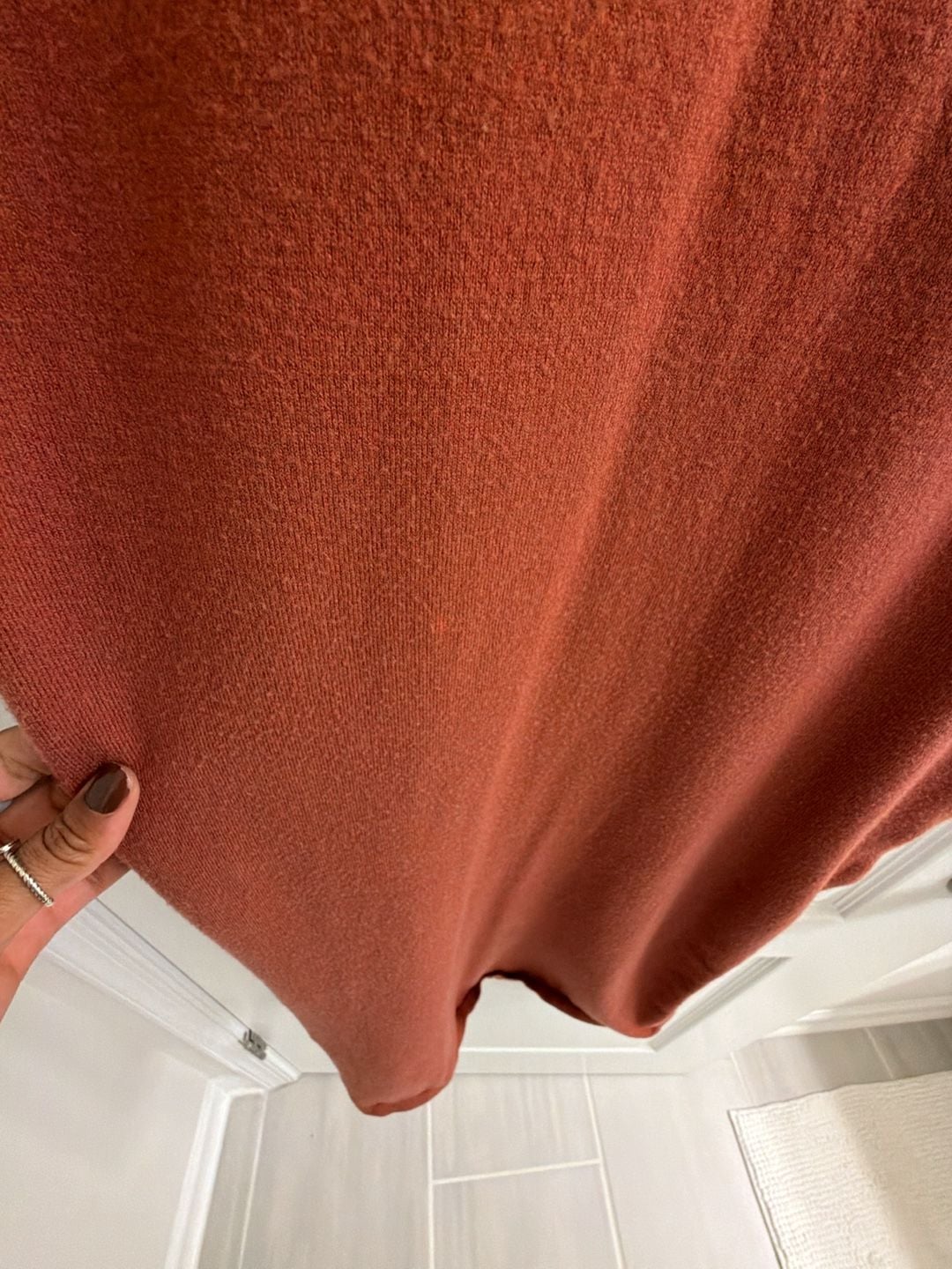 Long Sleeve Turtleneck Midi Sweater Dress 8