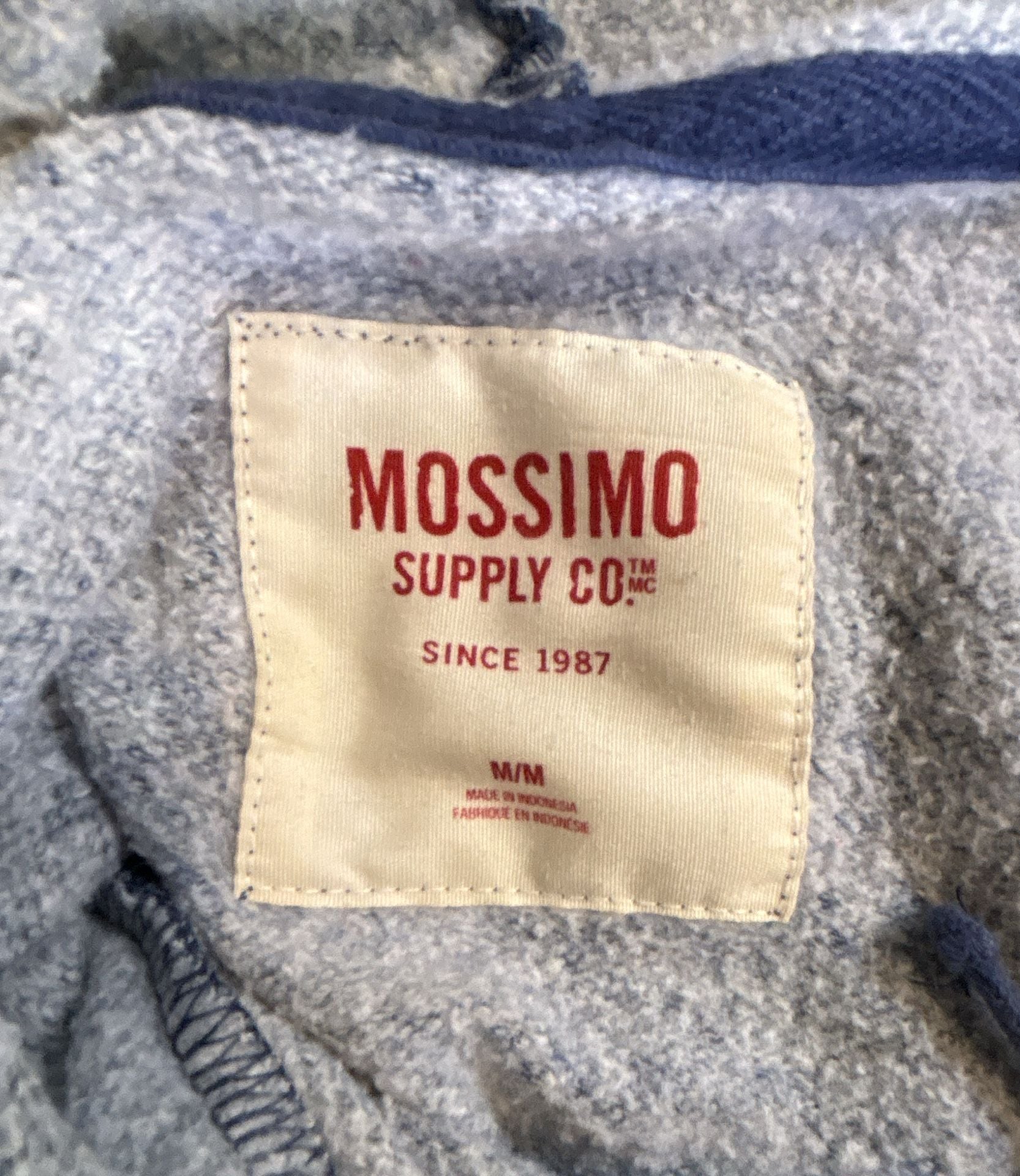 Mossimo Cowl Neck Sweatshirt Blue 3