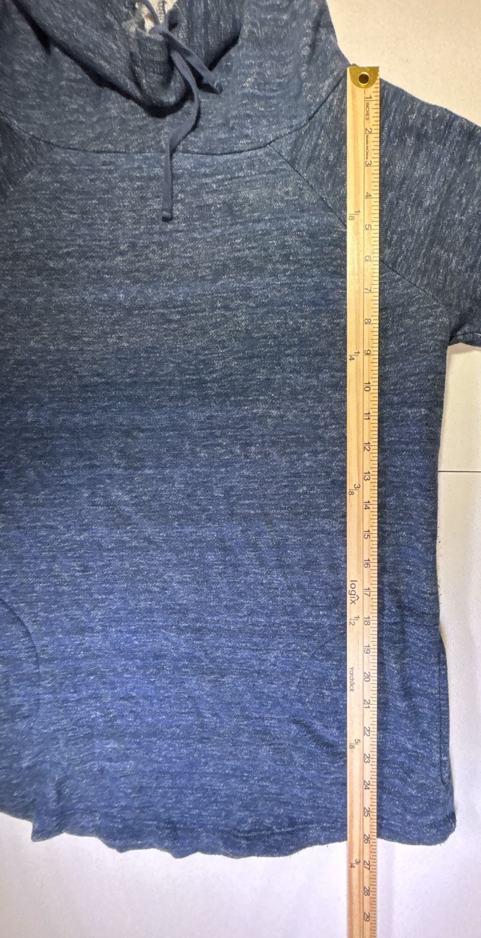 Mossimo Cowl Neck Sweatshirt Blue 5
