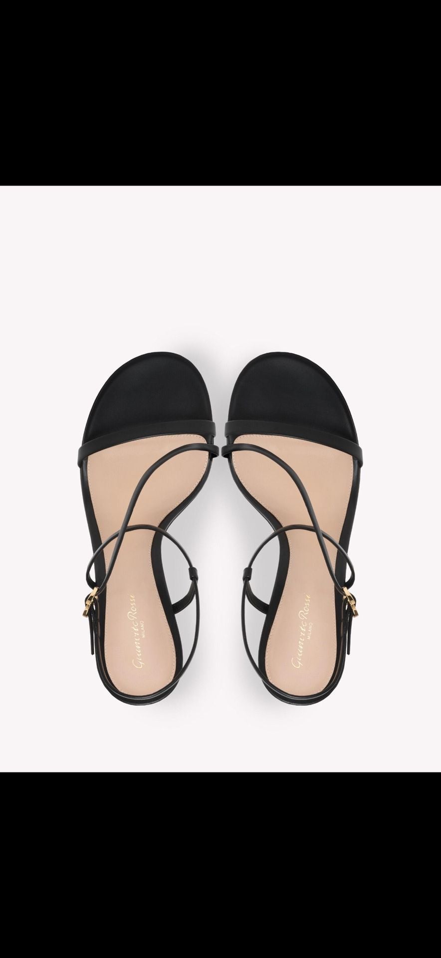 Gianvito Rossi Ascent 85 Black Calf Leather Sandals EU 37.5 – MSRP $945 3