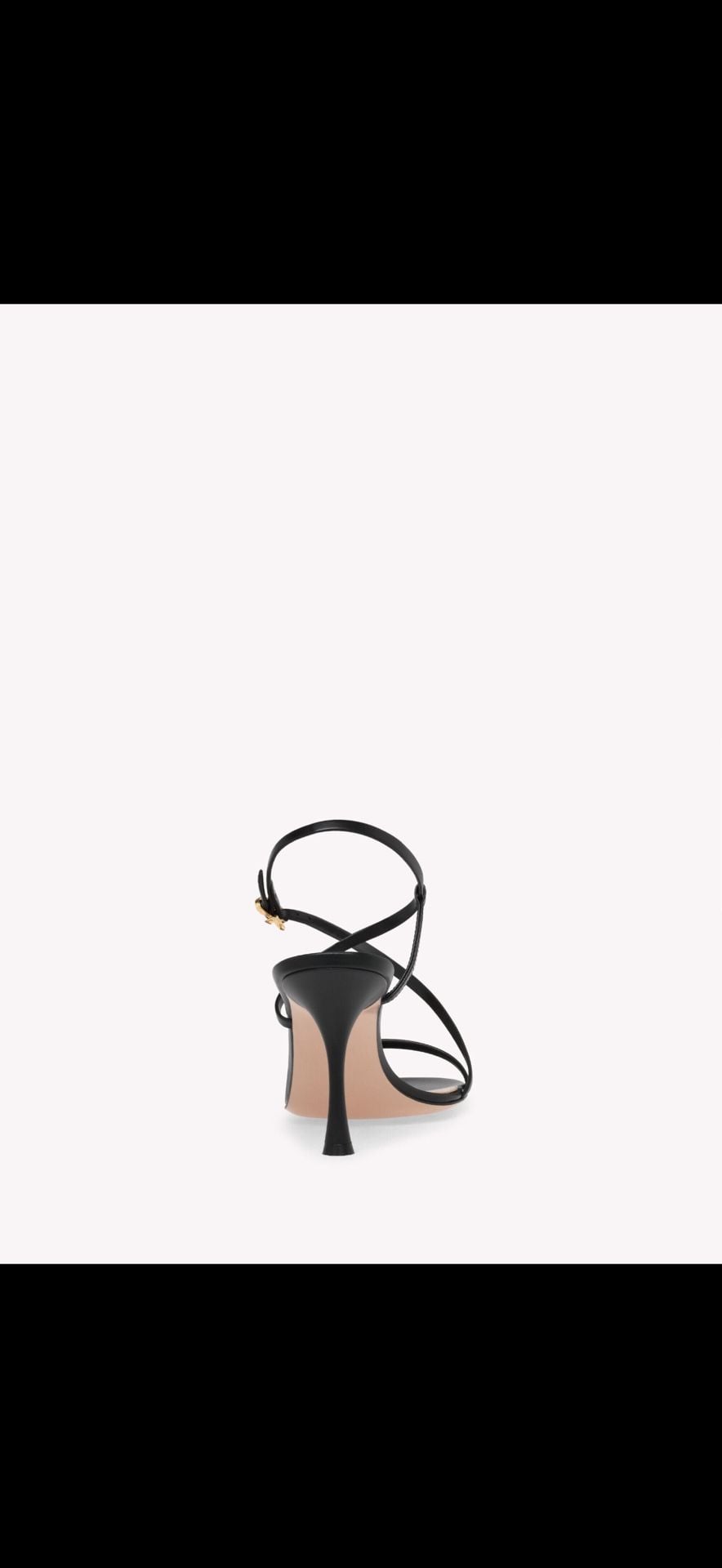 Gianvito Rossi Ascent 85 Black Calf Leather Sandals EU 37.5 – MSRP $945 4