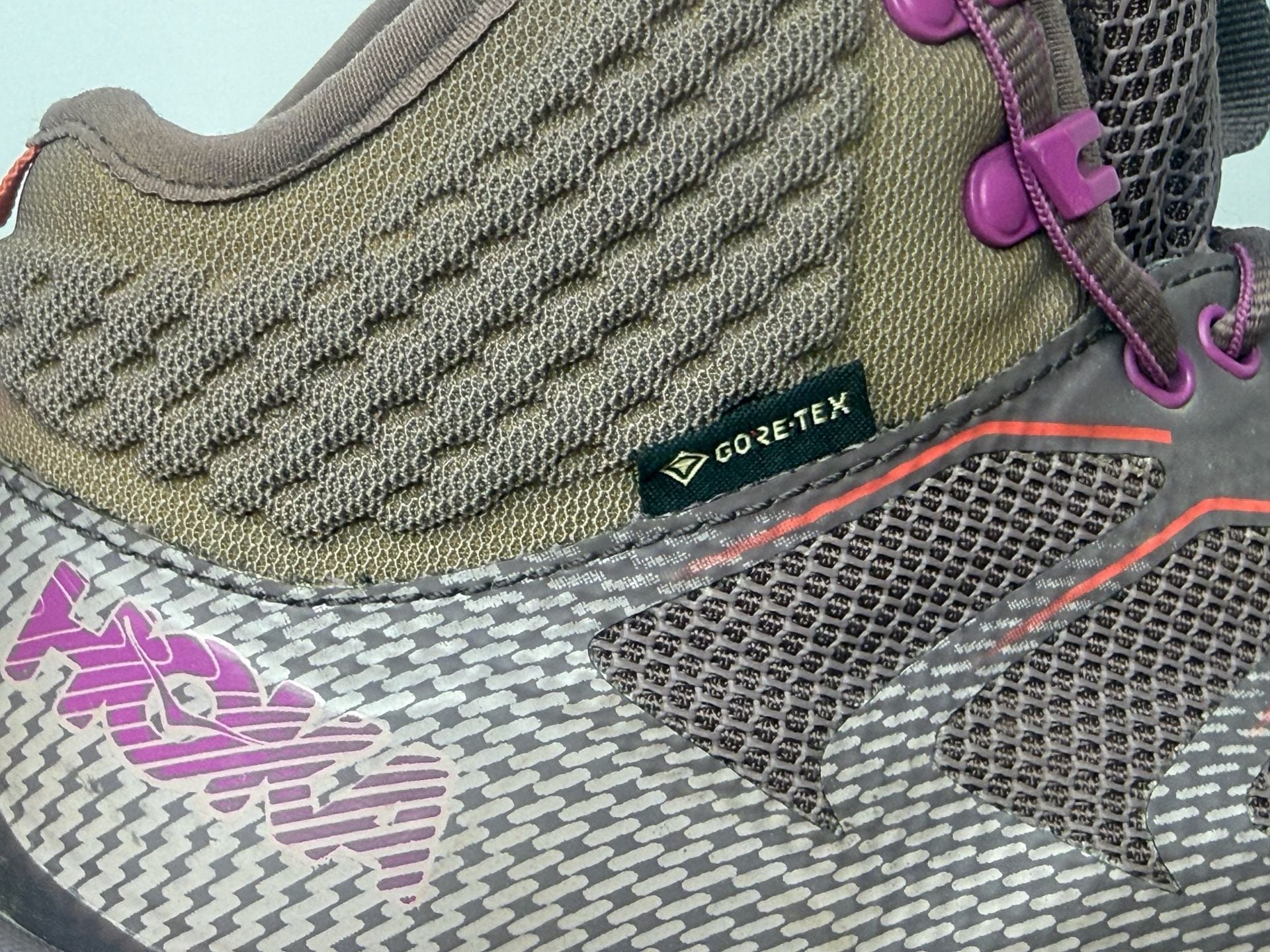 Hoka One One Toa GTX Size 7.5 Gray Purple Hiking Boots 10