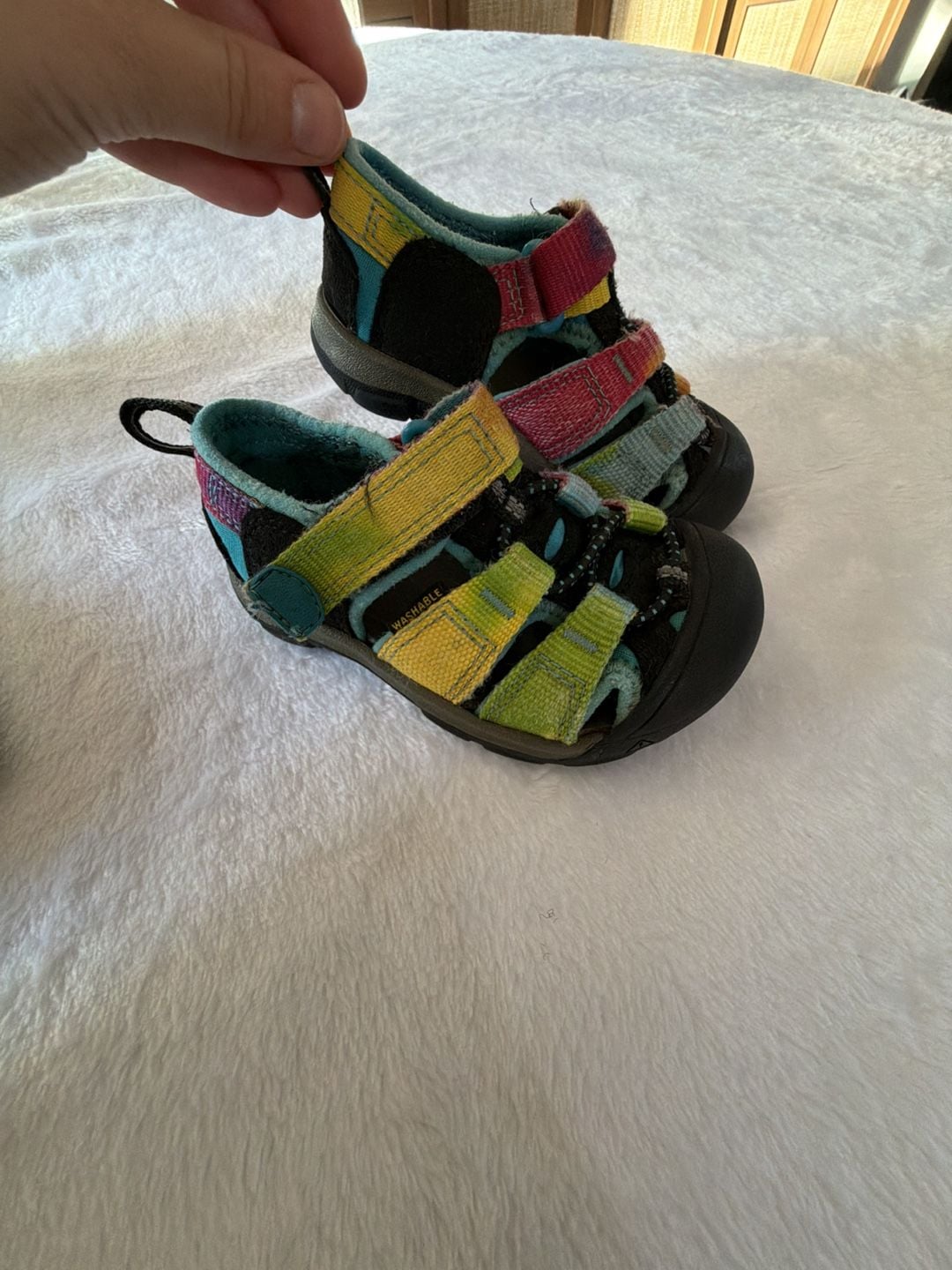 Keen Newport H2 Rainbow Tie Dye Toddler Sandals 2