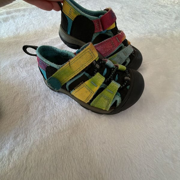 Keen Newport H2 Rainbow Tie Dye Toddler Sandals