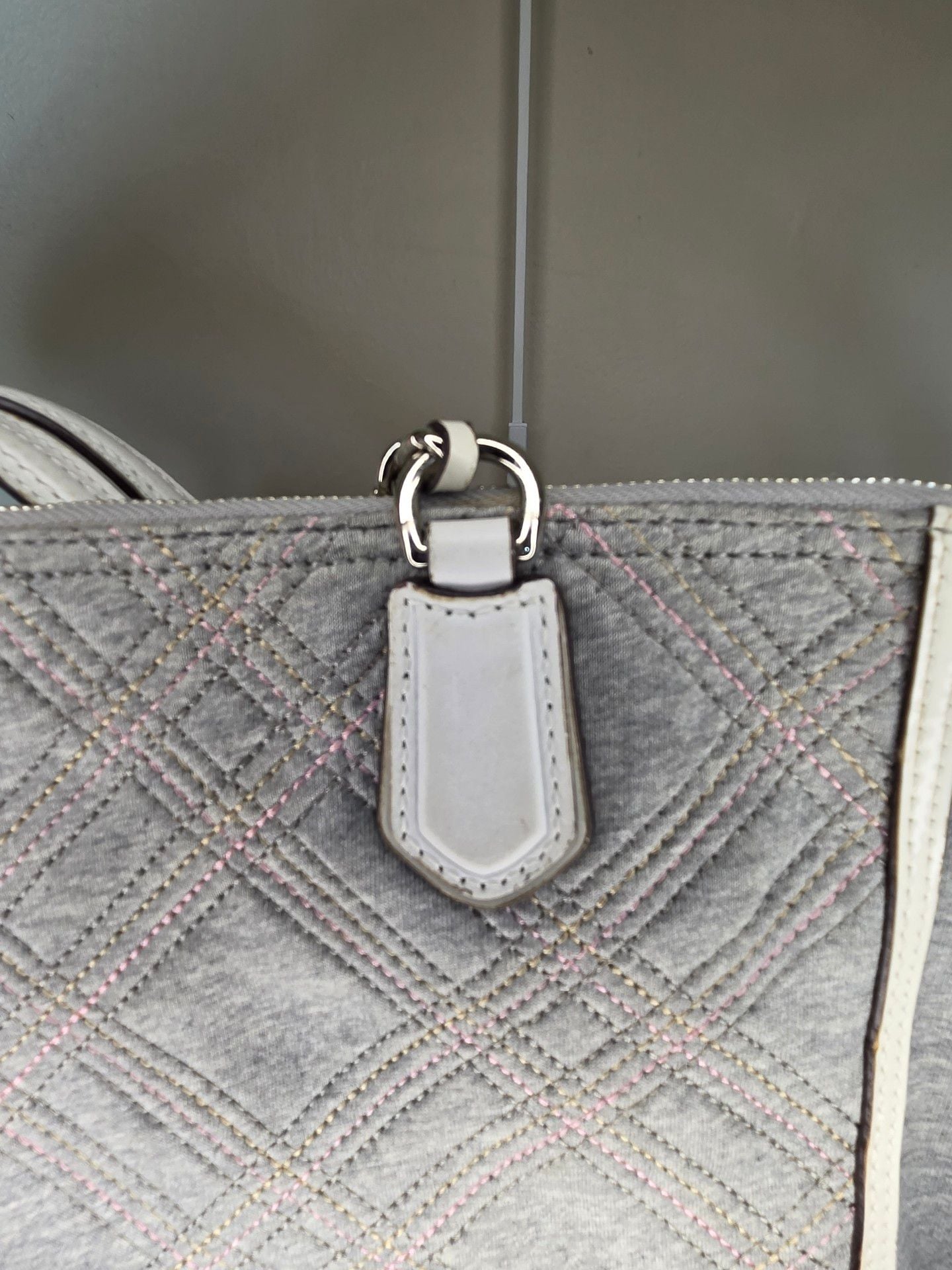 Coach Poppy Quilted Jersey Small Chain Tote Shoulder Bag 7