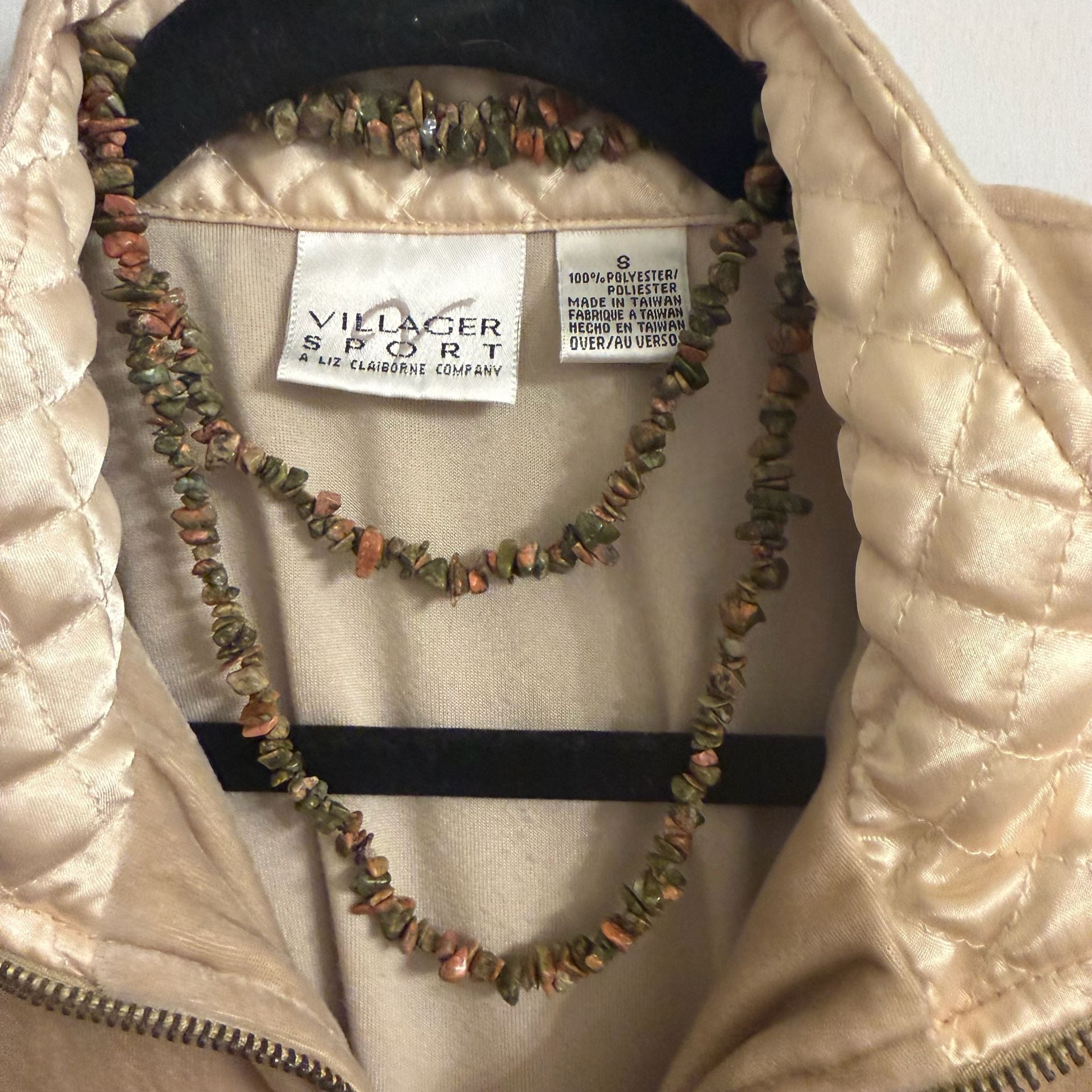 Villager Sport by Liz Claiborne Velour Jumpsuit Gold
#13V926 3