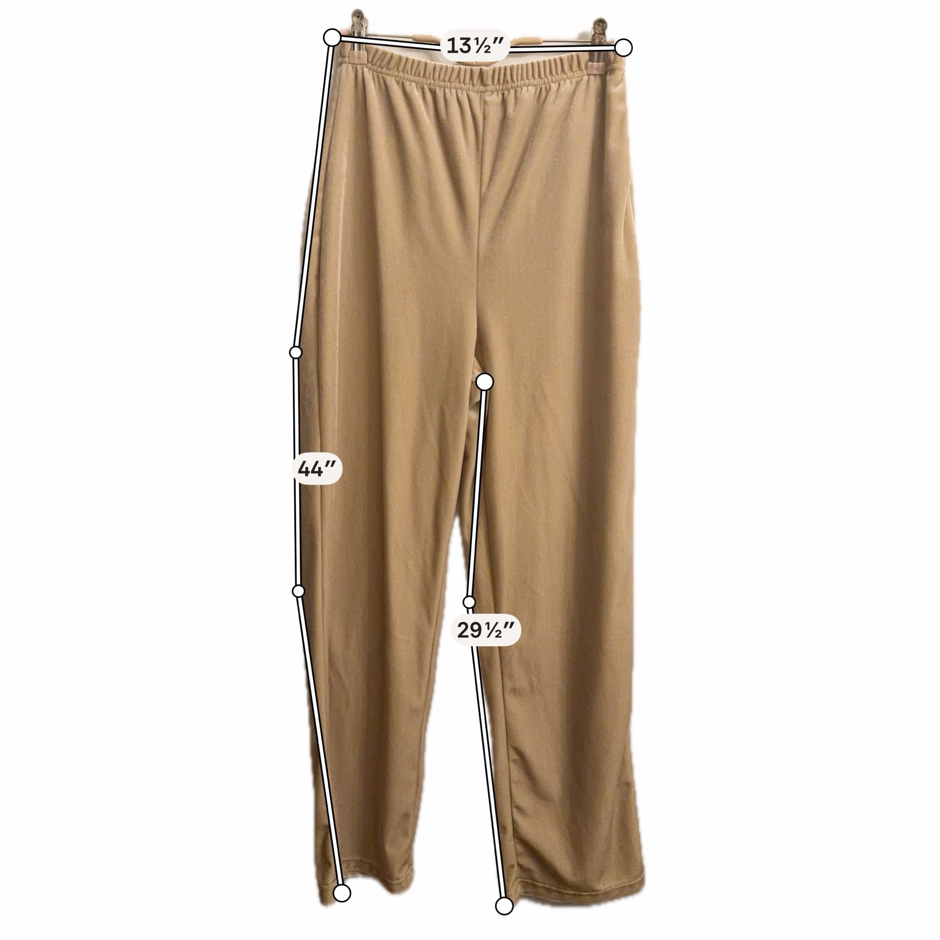 Villager Sport by Liz Claiborne Velour Jumpsuit Gold
#13V926 11