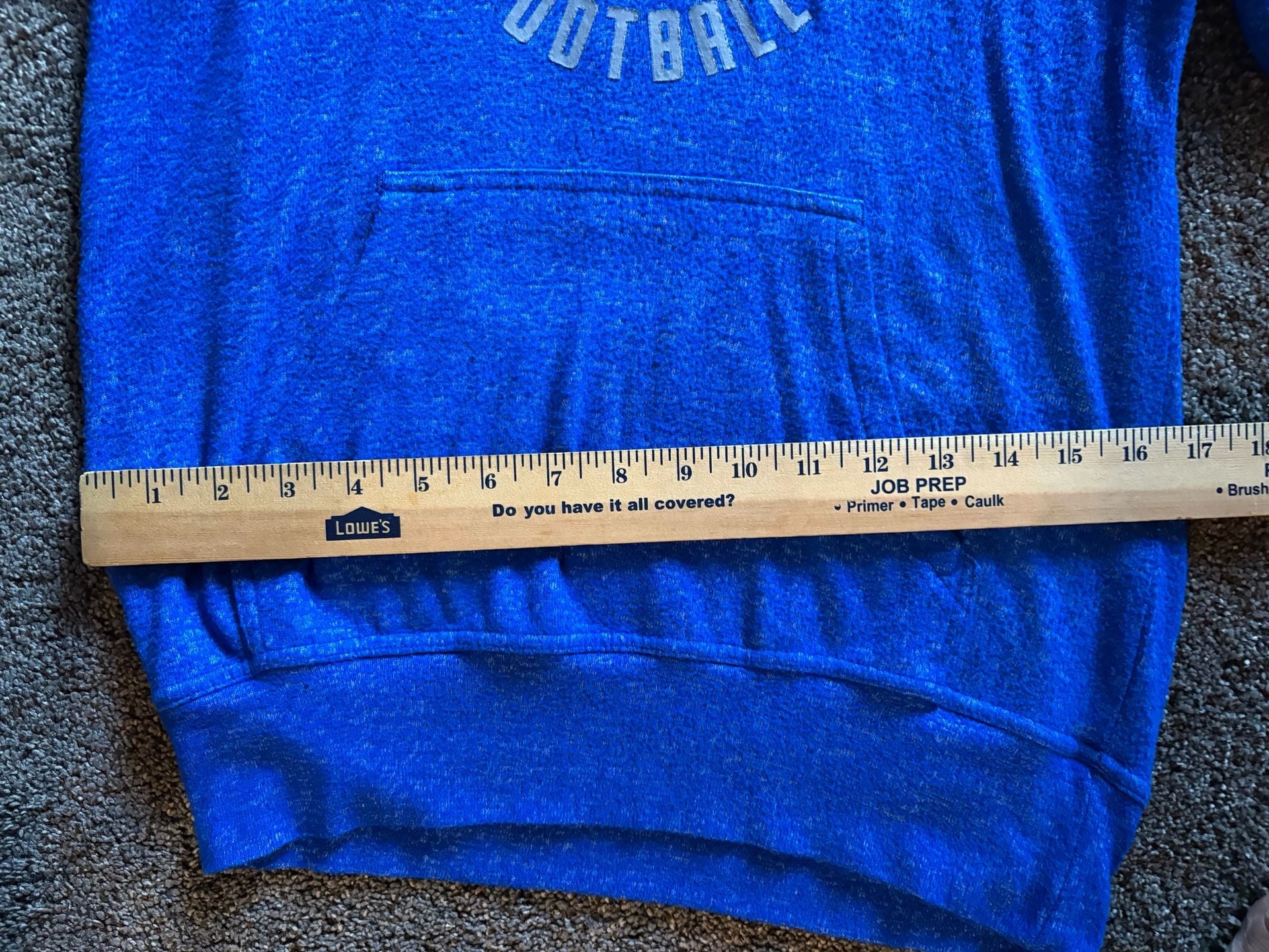 Zubaz Indianapolis Colts womens Hoodie Size S Blue Marled Soft Pullover 8
