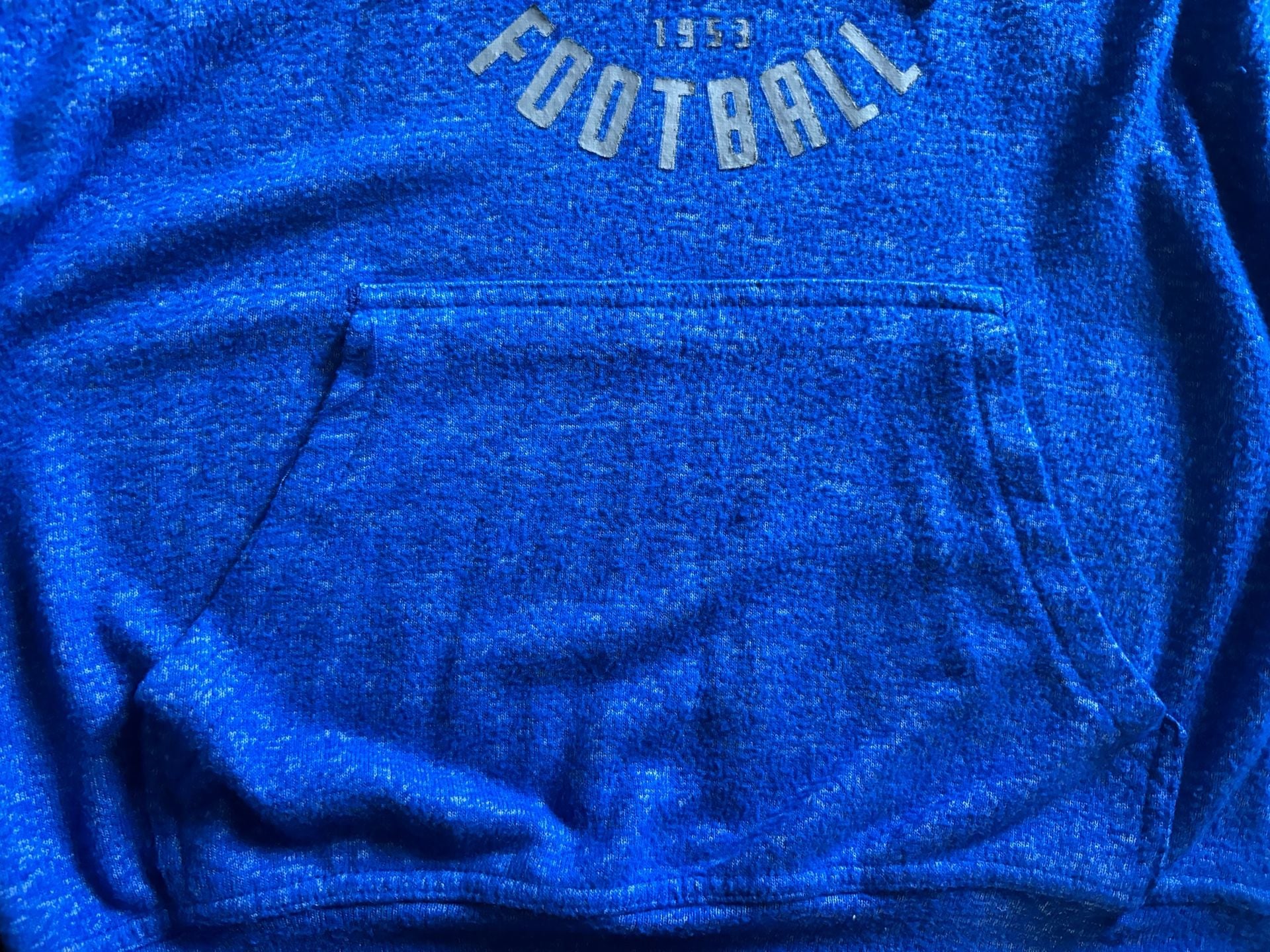 Zubaz Indianapolis Colts womens Hoodie Size S Blue Marled Soft Pullover 10