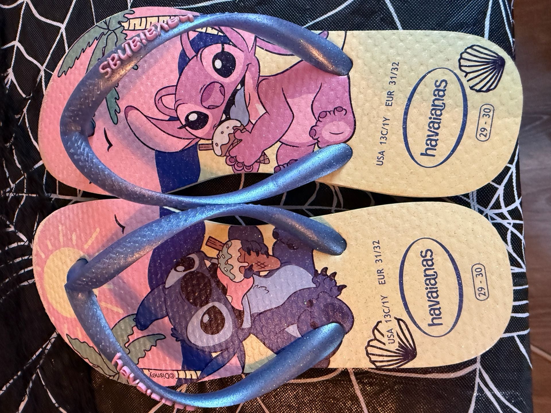 Havaianas Kids Slim Disney Stitch Flip Flops Size 13 Youth Multicolored 2